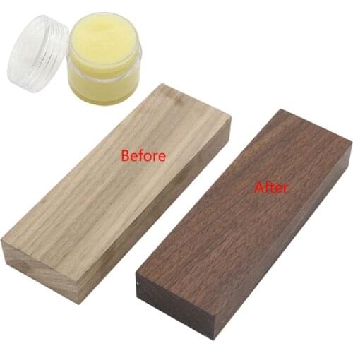 20g Organic Natural Pure Wax Paste Wood Polishing Furniture Floor Surface Finishing Leather Maintenance Household Accessory