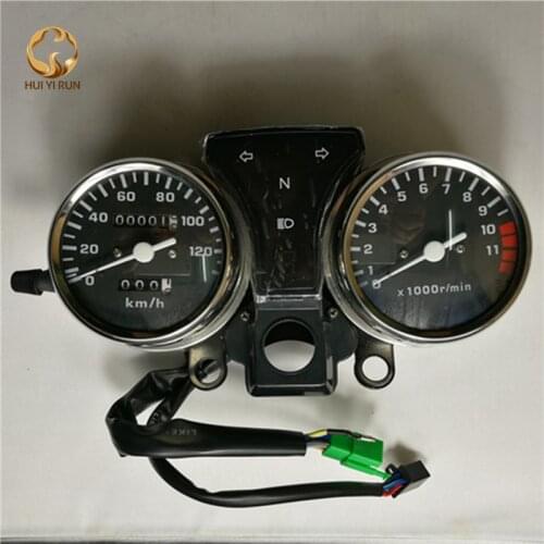Readable Speedometer Gauge Panel Motorcycle Odometer Instrument LED KM/H Racer ATV for GS