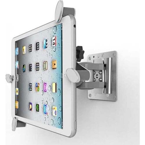 DL-TBM-L02 universal aluminum 3.5"-12" tablet wall bracket phone mount full motion tilt 180 swivel 180 rotate 360