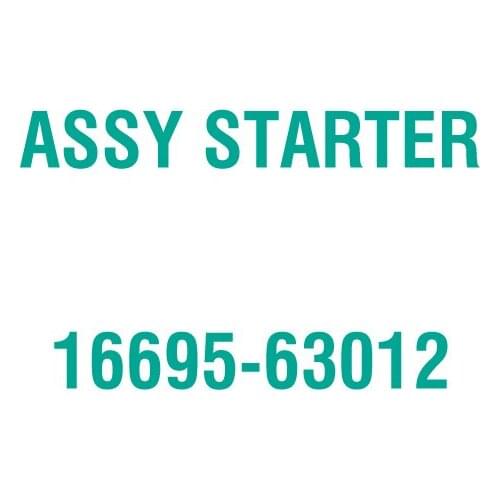 For Kubota 16695-63012 ASSY STARTER