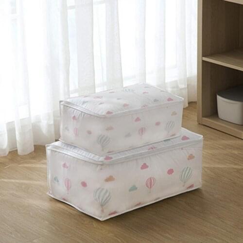 Clothes Storage Bag Breathable Moisture-proof Waterproof Blanket Pillow Luggage Organizer Clothes Storage Pouch for Home
