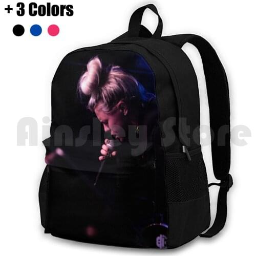 Lauren Sanderson Outdoor Hiking Backpack Waterproof Camping Travel Concert Music Artist Lauren Sanderson
