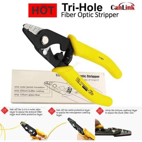 1pcs FTTH Fiber Optic FIS Stripper Free Shipping for For stripping 125um 250um fiber coating Fiber Cable Tool