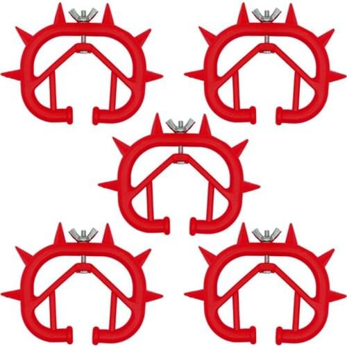 20 Pcs Plastic Durable Cattle Rings Cow Weaner Anti Sucking Milking Stop Kit Calf Weaner Calf Nose Ring Farm Products