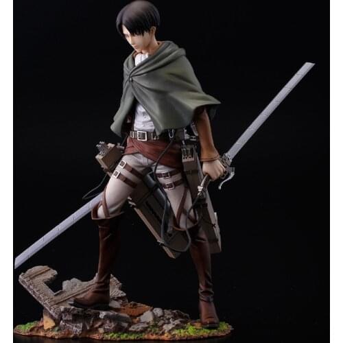 20cm Anime Attack on Titan Levi 1/8 PVC Action Figures Model Toys Collectible Doll Gift
