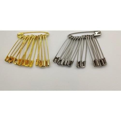 432pcs SIZE 1-3/5'' length (45mm) Good quality steel very strong for sewing & craft steel SAFETY PINS