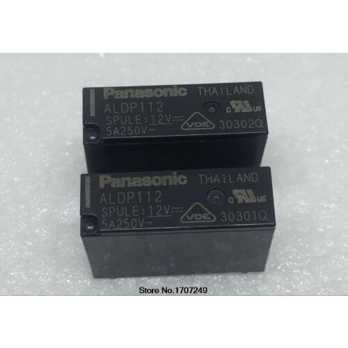 Free Shipping 100% new original relay 10pcs/lot ALDP112 5A 4PIN Can replace G5NB-1A-E-12V