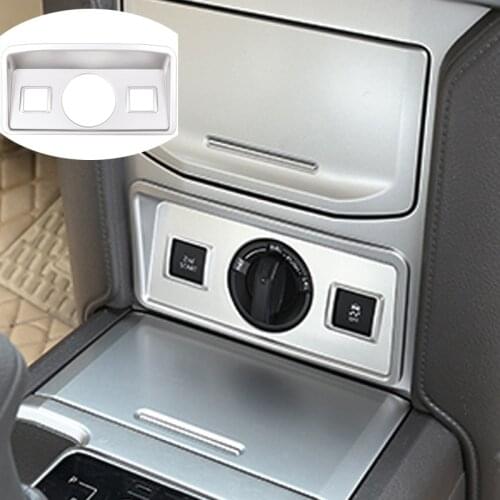 Car central control four-wheel drive adjustment function key decoration frame For Toyota Land Cruiser Prado FJ150 150 2010-2018