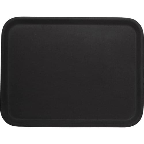 DOLBOVI Globy Black Rectangle Slip-Resistant tray 40,6*55,9 cm tray поднос plateau de service