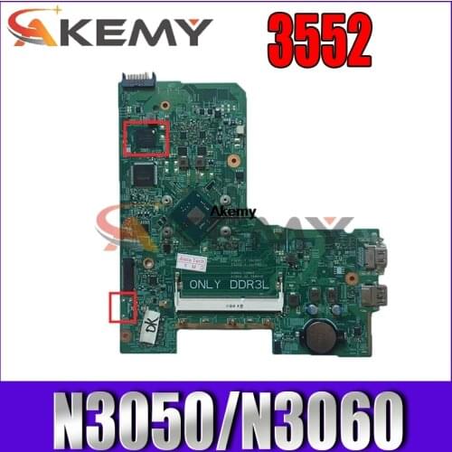 CN-0P2DX7 P2DX7 For DELL INSPIRON 14 3452 15 3552 laptop motherboard 14279-1 PWB:896X3 N3050/N3060 32G SSD mainboard NOTEBOOK PC