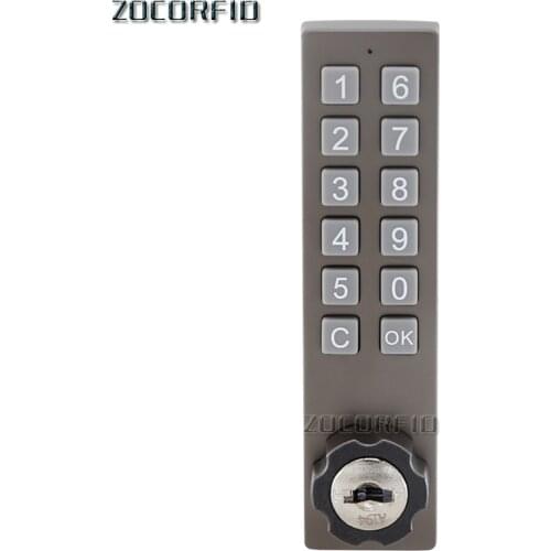 Lithium battery Electronic cabinet panel password lock Digital electronic smart cabinet lock password keypad electronic lock