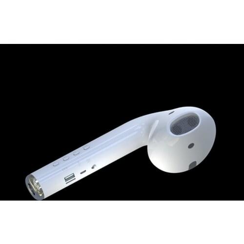 MK101 Giant headset speaker Portable Wireless Tws Bluetooth earbuds Music Loudspeaker Support FM Radio Mic TF Card AUX Cable