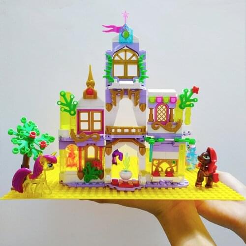 8pcs Princess Girl Unicorn Building Blocks Assemble Model Blocks Figures Kits Set Bricks Educational Toys for Children Gift