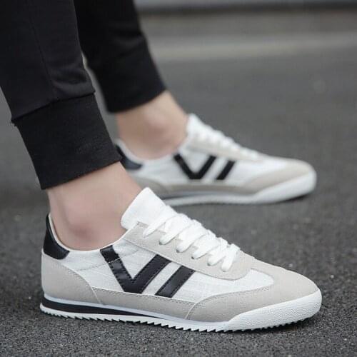 Summer Breathable Hand Red Canvas Shoes Mens Lazy Social Guy Casual Mens Agan Tide Shoes