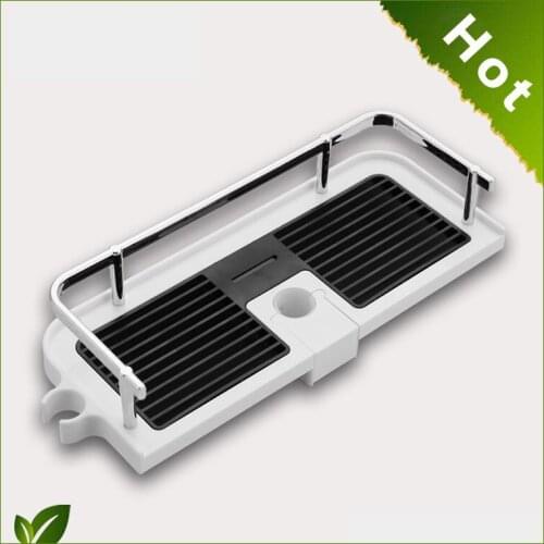 Bathroom Punch-free Shower Head Lifter Square Rack Bathroom Multi-Function Soap Dish Storage Tray