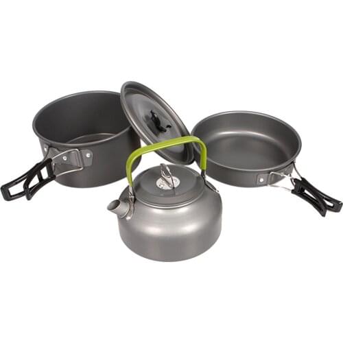 Quality Camping cookware Outdoor cookware set camping tableware cooking set travel tableware Cutlery Utensils hiking picnic set