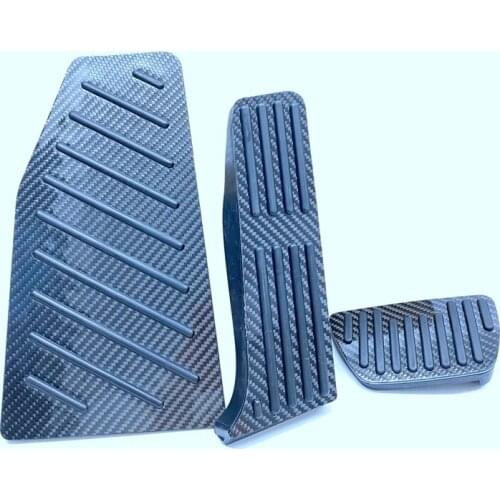 Car Pedal Cover for Toyota RAV4 2019 2020 Carbon Fiber Non-Slip Accelerator Brake Pedal for Toyota Camry 2019