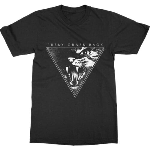 2019 New MenS Pussy Grabs Back T-Shirt Revolution Protest March Feminist Voice Progress Cause Tee Shirt