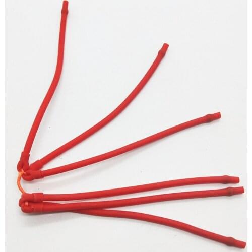 New listing 5pcs outdoor slingshot powerful elasticity shooting fish rubber band hunting sports catapult suit exercise