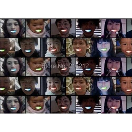 New Arrive LED Mouth Guard flashing mouth light led teeth light for Christmas party supplies