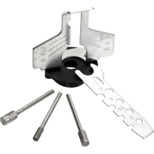 DIYWORK Sawtooth Grinding Tool Saw Sharpening Attachment Saw Sharpener High Quality Adapter for Dremel Drill