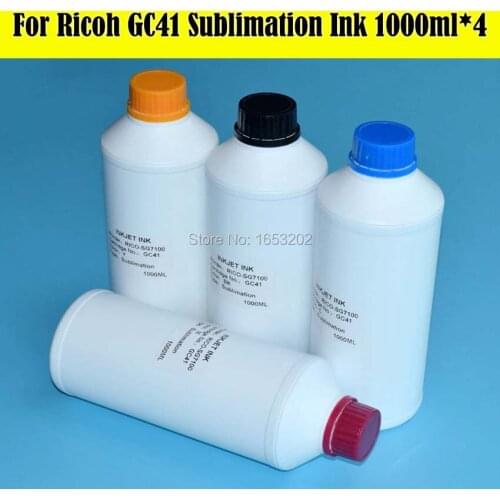 Popular!! GC41 GC21 GC31 Sublimation Ink For Ricoh Printer Ink For Especially Suit For T-Shirt Phone Shell Cups 4Liter/Set