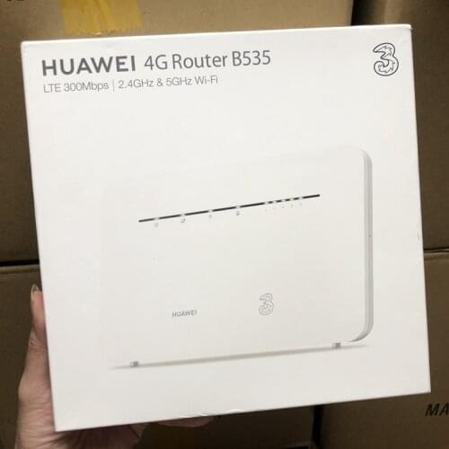 Unlocked Huawei 4G Router 3 Pro B535 LTE Cat7 WiFi Router 4G LTE Wireless Router with SIM Card Slot LAN/WAN Port