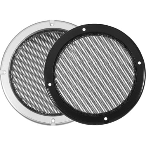 1 Pair High Quality Multi-choices Speaker Grill Mesh Round Speaker Protective Mesh Net Cover Speaker 4/ 5/ 6.5/ 8/ 10 inch