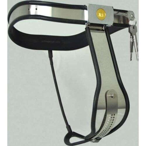 Stainless Steel Silicone Female Chastity Belt Sexy Pants Sex Toys For Woman BDSM Bondage Lock Metal Chastity Device Adult Erotic