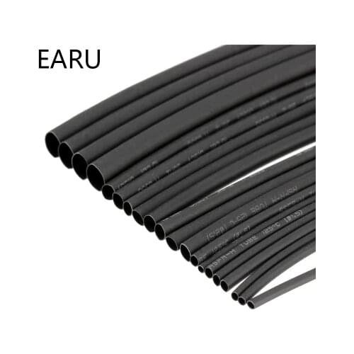 1meter/lot Heat Shrink Tube 1MM 2MM 3MM 4MM 5MM 6MM 8MM 10MM Heat Shrink Tubing Shrinkable Wrap Wire Cable Sleeve Kit