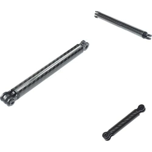 Helmet Extension Arm Selfie Hand Grip Tripod Adapter Carbon Fiber Rod Lengthen for GoPro Insta360 One XR Bracket