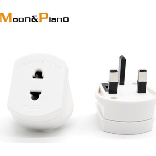 Universal Changeover Plug England 3 Pin With US EU To UK Britain Plugs Adapter High Quality Power Charger AC Travel Plug Adaptor