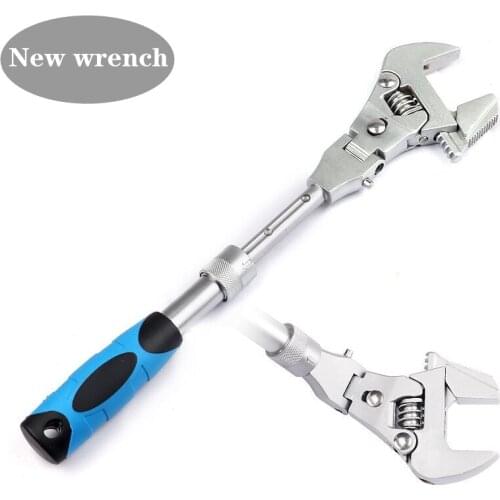Retractable extension wrench Multifunctional ratchet wrench Collapsible adjustable wrench Hexagonal wrench