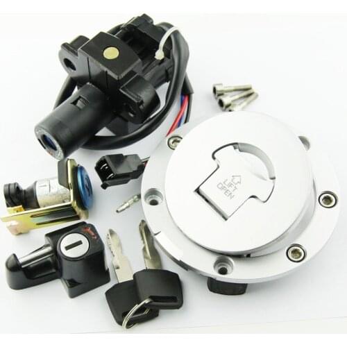 High Quality Motorcycle Fuel Gas Cap Key Lock Kit Ignition Switch Seat Set For Honda CB-1 CB400F VT250 MC20 SPADA CB400 CB400SF