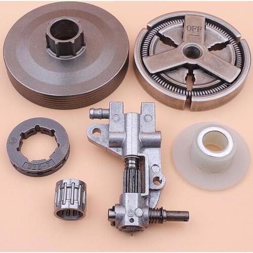 Clutch Sprocket Rim Drum For Chinese 4500 5200 5800 45cc 52cc 58cc Oil Pump Worm Gear Bearing Kit Chainsaw