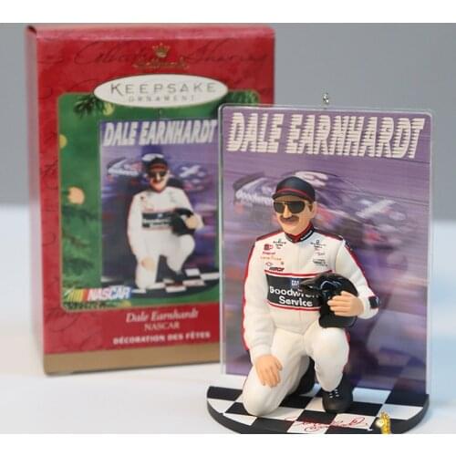1PCS Hormans exquisite Christmas Tree Pendant DALE EARNHARDT scene ornament handicraft decoration souvenir collection
