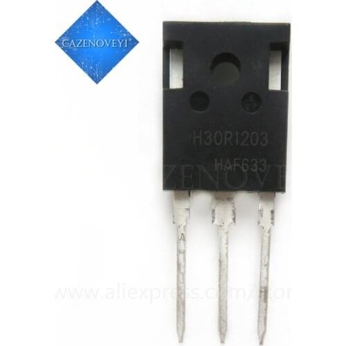 1pcs/lot IHW30N120R3 H30R1203 IHW30N120R2 H30R1202 IHW30N120R H30R120 TO-247 30A 1200V IGBT Transistor In Stock