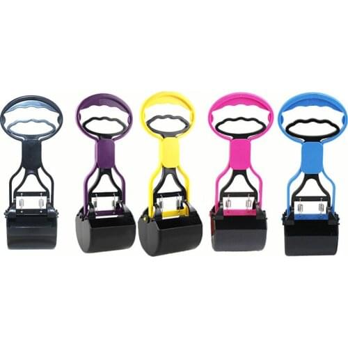 1 Pcs Puppy Handle Poop Clip Foldable Pet Dog Poop Scooper Cat Toilet Cleaning Shovel Tool Durable Pet Supplies Accessories