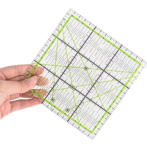 15x15cm Transparent Quilting Sewing Patchwork Ruler Cutting Tool Tailor Craft G03 Drop Ship