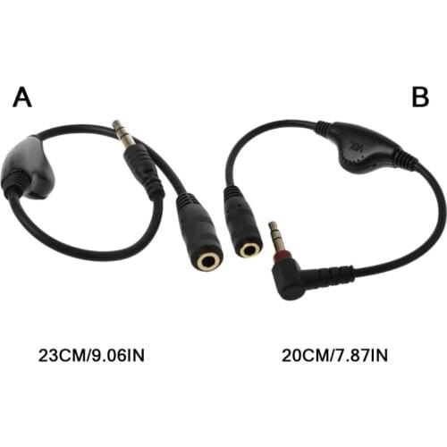 3.5mm 3.5mm Jack AUX Male to Female Adapter Extension Cable Audio Stereo Cord with Volume Control Earphone Headphone Wire for