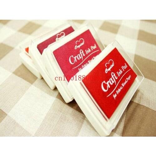 800pcs/lot Fedex DHL Free Shipping Craft Ink pad Creative Cute stamp Inkpad Stamp 15 colors for choice