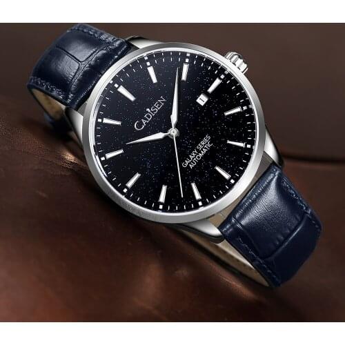 CADISEN New Mens Watch 100M Waterproof MIYOTA 8215 Mechanical Watches Sapphire Crystal Automatic Wristwatch Relogio Masculino