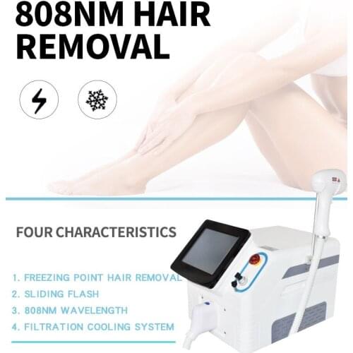 808nm Diode Laser Fast Skin Rejuvenation Hair Removal Painless Newest Cooling System Beauty Salon Machine For 2021