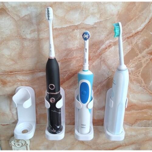 Home Wall Mounted Electric Toothbrush Holder Bathroom Utensil Save Space Keep Dry Stop Mildew
