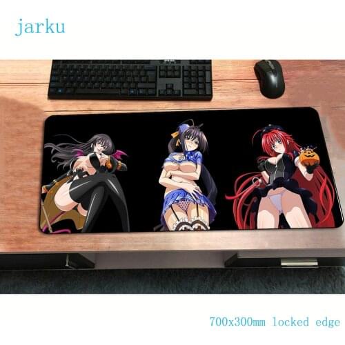High school dxd mouse pad best 700x300mm gaming mousepad gamer mouse mat sexy pad keyboard computer padmouse laptop play mats
