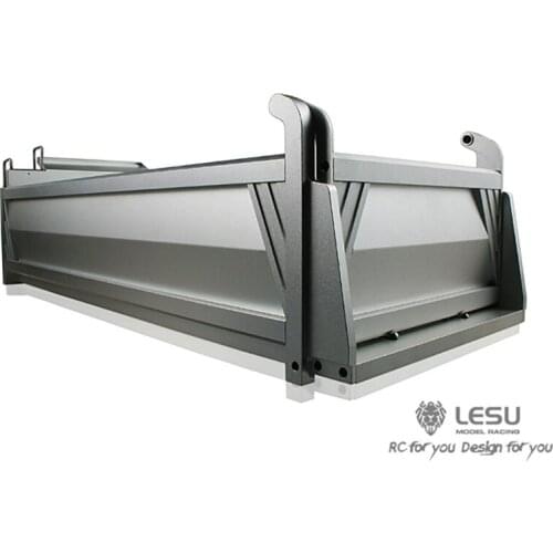 LESU 400MM 6*6 Metal Cargo Bucket Container A for RC Dumper 1/14 Truck DIY TMY TH02028-SMT3