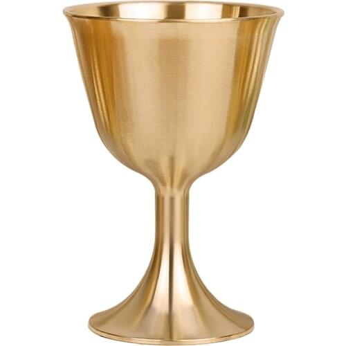 Fengshui Copper Water Supply Cup Tibetan Water Supply Cup Supplies Buddha Water Bowl Goddess of wealth Home Decoration