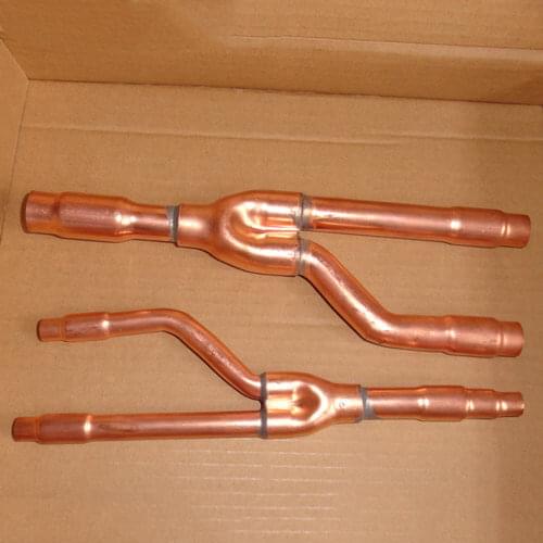 22/33/72/73T Copper air conditioning splitter dedicated branch Pipe Tube