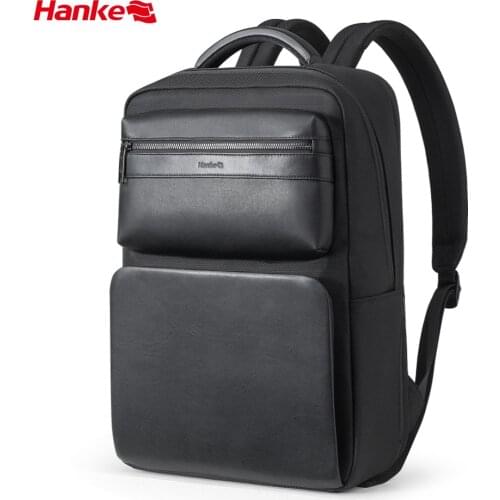 Hanke Brand Space Series Men Business Backpack Bag Designed for Urban Elite Male Black H6998