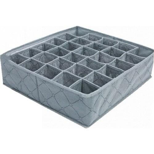 HOT 30 Grids Closet Organizer Storage Box Foldable Underwear Organizers Storage Dividers Drawer Organizer Socks Box for Clothes